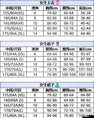 亚洲尺码与欧洲尺码对比：差异解析及选购建议